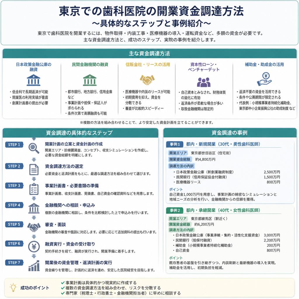 東京での効果的な開業資金調達方法