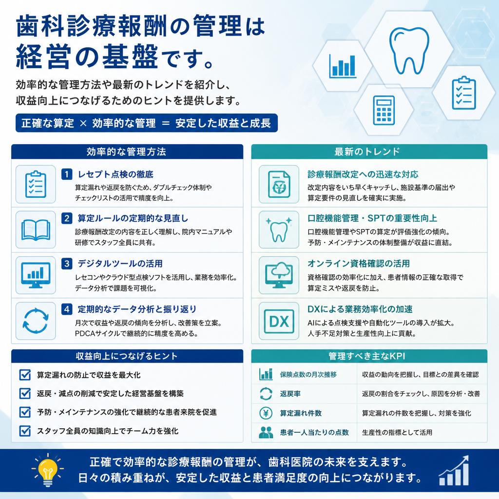 歯科診療報酬の戦略的管理